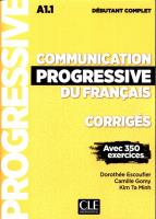 Opakowanie Communication progressive du francais A 1.1 Corriges debutant complet