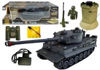 Czołg R/C 1:28 Zdalnie Sterowany Czarny z Bunkrem. Wydawca: Lean Toys. SmakLiter.pl Opakowanie Czołg R/C 1:28 Zdalnie Sterowany Czarny z Bunkrem