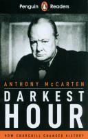 Darkest Hour. Autor: Anthony McCarten. SmakLiter.pl Okładka książki Darkest Hour