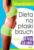 Dieta na płaski brzuch. Autor: David Zinczenko. SmakLiter.pl Okładka książki Dieta na płaski brzuch