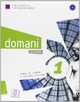 Okładka książki Domani 1 podręcznik A1 + DVD