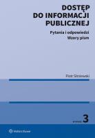 Dostęp do informacji publicznej w.3/2020. Autor: Sitniewski Piotr. SmakLiter.pl Okładka książki Dostęp do informacji publicznej w.3/2020
