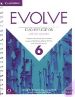 Evolve Level 6 Teacher's Edition with Test Generator. Autor: Kocienda Genevieve, Kenna Bourke, Flores Carolyn Clarke, Rimmer Wayne, Robertson Lynne. SmakLiter.pl Okładka książki Evolve Level 6 Teacher's Edition with Test Generator