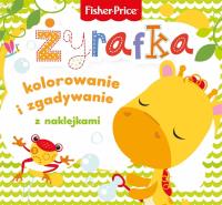 Okładka książki Fisher Price. Kolorowanka podłogowa. Żyrafka