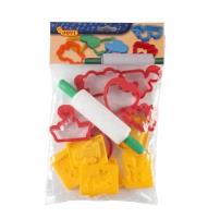 Foremki 12 sztuk + wałek zestaw JOVI. Wydawca: JOVI. SmakLiter.pl Opakowanie Foremki 12 sztuk + wałek zestaw JOVI