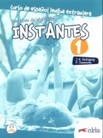 Instantes 1 Ćwiczenia. Autor: praca zbirowa. SmakLiter.pl Okładka książki Instantes 1 Ćwiczenia