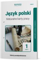 Okładka książki J. polski LO 1 Maturalne karty pracy ZP cz.2 2019