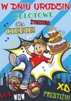 Karnet Young B6 + koperta wzór nr 028 Urodziny. Wydawca: STAMP. SmakLiter.pl Opakowanie Karnet Young B6 + koperta wzór nr 028 Urodziny