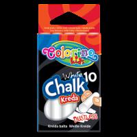 Opakowanie KREDA BIAŁA BEZPYŁOWA 10 SZT COLORINO KIDS
