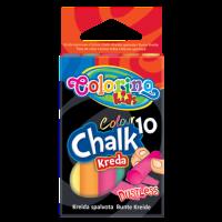Opakowanie KREDA KOLOROWA BEZPYŁOWA 10 SZT COLORINO KIDS
