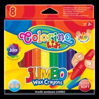 Opakowanie KREDKI ŚWIECOWE JUMBO 8 KOL. COLORINO KIDS