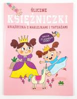 Okładka książki Książeczki z naklejkami i tatuażami Księżniczki