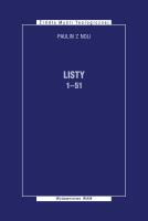 Okładka książki LISTY 1-51
