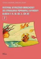 Materiał wyrazowo-obrazkowy... głosek F, Fi, W, Wi. Autor: Krzysztoszek Grażyna, Piszczek Małgorzata. SmakLiter.pl Okładka książki Materiał wyrazowo-obrazkowy... głosek F, Fi, W, Wi