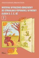 Materiał wyrazowo-obrazkowy...głosek Ś,Ź,Ć,Dź 2019. Autor: Krzysztoszek Grażyna, Piszczek Małgorzata. SmakLiter.pl Okładka książki Materiał wyrazowo-obrazkowy...głosek Ś,Ź,Ć,Dź 2019