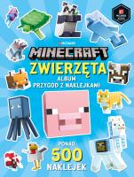 Minecraft. Zwierzęta. Album przygód z naklejkami. Autor: Craig Jelley. SmakLiter.pl Okładka książki Minecraft. Zwierzęta. Album przygód z naklejkami