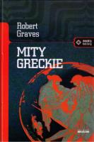 Mity greckie. Autor: Robert Graves. SmakLiter.pl Okładka książki Mity greckie