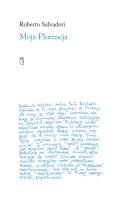 Moja Florencja. Autor: Salvadori Roberto. SmakLiter.pl Okładka książki Moja Florencja
