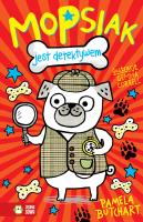 Okładka książki Mopsiak jest detektywem