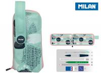 Opakowanie MULTIPIÓRNIK OWALNY Z 4 PIÓRNIKAMI SILVER 5 MILAN ZIELONY