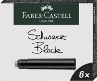 Opakowanie Naboje krótkie czarne 6szt FABER CASTELL