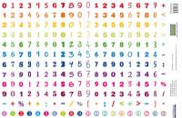 Opakowanie Naklejki Cyfry (240 naklejek)