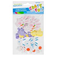 Opakowanie NAKLEJKI FILC KRÓLIK MARCHEWKA 24 SZTUKI