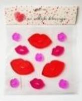 Opakowanie Naklejki żelowe - Kocham usta