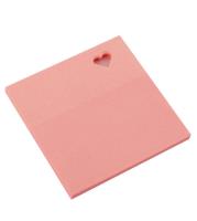 Opakowanie Notes samoprzylepny 75x75mm Serce D.RECT