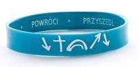 Opakowanie Opaska silikonowa - dobra nowina - turkus