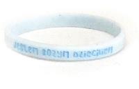 Opakowanie Opaska silikonowa dzieci - Jestem - błękit wąska