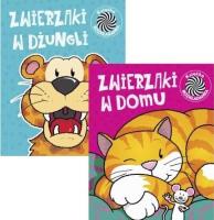 Okładka książki Pakiet: Ruchome obrazki 5 Zwierzaki w dżungli/domu
