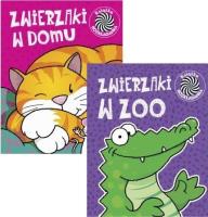 Okładka książki Pakiet: Ruchome obrazki 6 Zwierzaki w domu/zoo