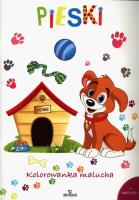 PIESKI KOLOROWANKA MALUCHA. Autor: Stefaniak Piotr. SmakLiter.pl Okładka książki PIESKI KOLOROWANKA MALUCHA