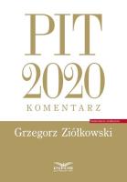 PIT 2020 komentarz. Autor: Ziółkowski Grzegorz. SmakLiter.pl Okładka książki PIT 2020 komentarz