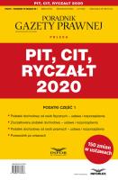 Okładka książki PIT CIT Ryczałt 2020