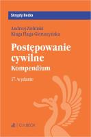 Postępowanie cywilne Kompendium. Autor: Flaga-Gieruszyńska Kinga. SmakLiter.pl Okładka książki Postępowanie cywilne Kompendium