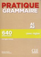 Pratique Grammaire - Niveau A1-A2 - Livre + Corrigés. Autor: Siréjols Evelyne, Tempesta Giovanna. SmakLiter.pl Okładka książki Pratique Grammaire - Niveau A1-A2 - Livre + Corrigés