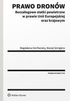 Prawo dronów. Autor: Ostrihansky Magdalena, Szmigiero Maciej. SmakLiter.pl Okładka książki Prawo dronów