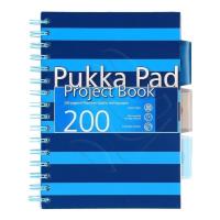 Project Book Navy B5/100K kratka (3szt) PUKKA. Wydawca: Pukka Pads. SmakLiter.pl Opakowanie Project Book Navy B5/100K kratka (3szt) PUKKA