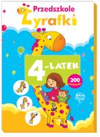 Przedszkole Żyrafki. 4-latek. Autor: Lekan Elżbieta, Joanna Myjak (ilustr.). SmakLiter.pl Okładka książki Przedszkole Żyrafki. 4-latek