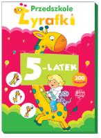 Przedszkole Żyrafki. 5-latek. Autor: Lekan Elżbieta, Joanna Myjak (ilustr.). SmakLiter.pl Okładka książki Przedszkole Żyrafki. 5-latek