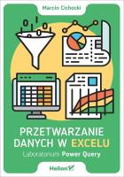 Okładka książki Przetwarzanie danych w Excelu Laboratorium Power Query
