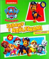 Okładka książki Psi Patrol. Zabawy z naklejkami. Zbiórka w bazie
