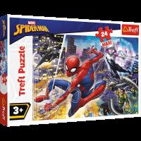 Opakowanie Puzzle 24 maxi Nieustraszony Spider-Man TREFL