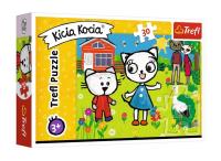 Opakowanie Puzzle 30 Przygody Kici Koci TREFL