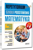 Repetytorium SP Matematyka kl.7-8 GREG. Autor: Roman Gancarczyk. SmakLiter.pl Okładka książki Repetytorium SP Matematyka kl.7-8 GREG