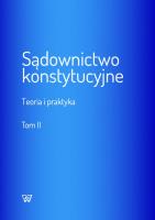 Sądownictwo konstytucyjne. Wydawca: Wydawnictwo Uniwersytetu Kardynała Stefana Wyszyńskiego. SmakLiter.pl Opakowanie Sądownictwo konstytucyjne
