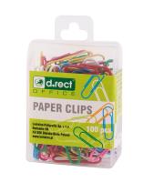 Opakowanie Spinacze kolorowe 28mm a'100 D.RECT