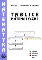 Tablice Matematyczne BR PODKOWA. Autor: Alicja Cewe, Halina Nahorska, Irena Pancer. SmakLiter.pl Okładka książki Tablice Matematyczne BR PODKOWA